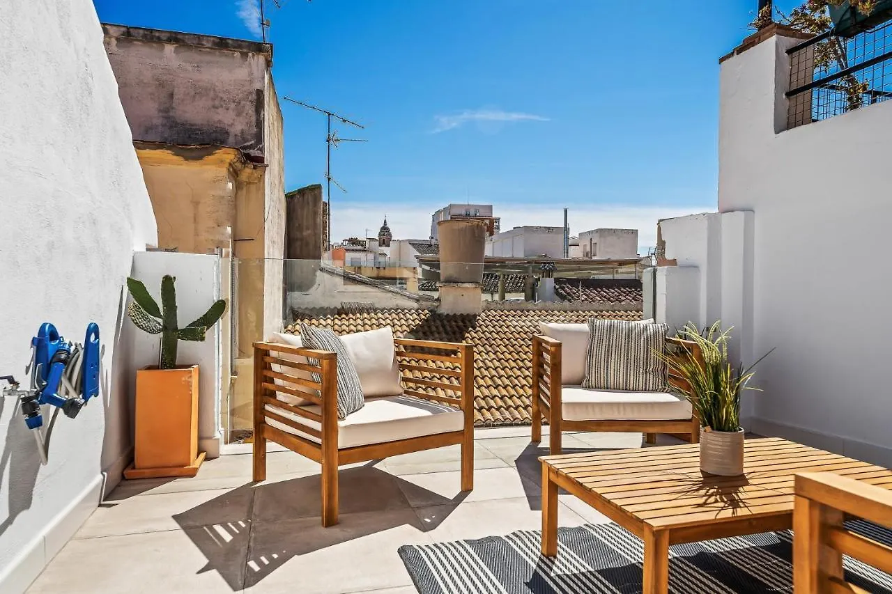 Nyaraló Urban Rose , Superb Private House In Historical Center, With Sunny Rooftop Villa Málaga Spanyolország
