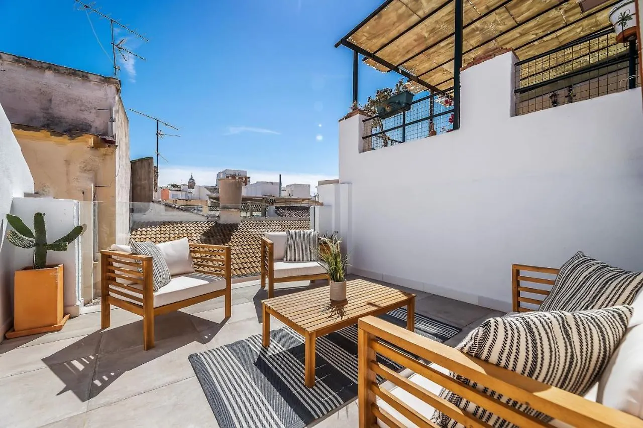 Urban Rose , Superb Private House In Historical Center, With Sunny Rooftop Malaga 0*,  Spain